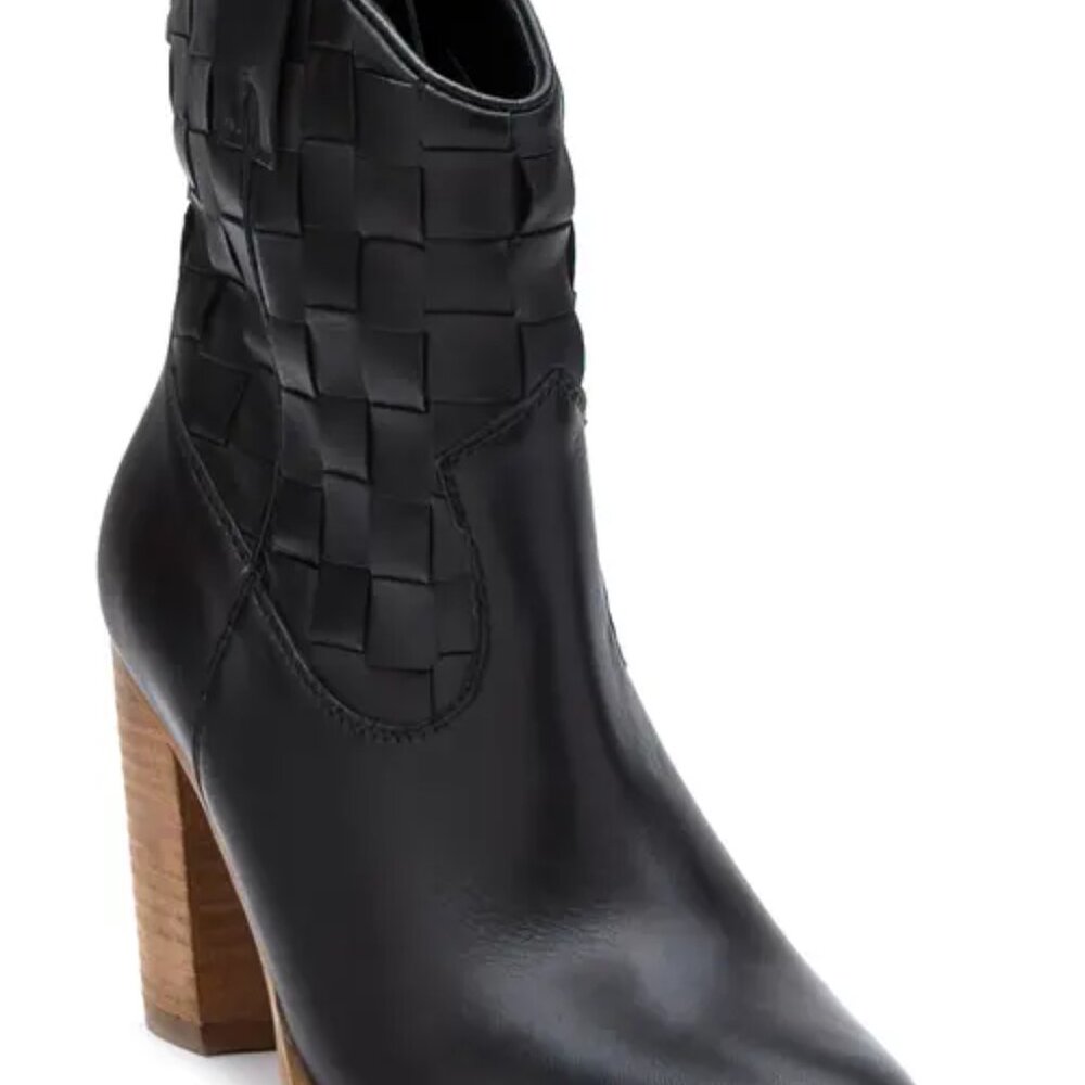 NEW MATISSE Leather Dawn Western Booties black for women 364tn - Picture 7 of 13